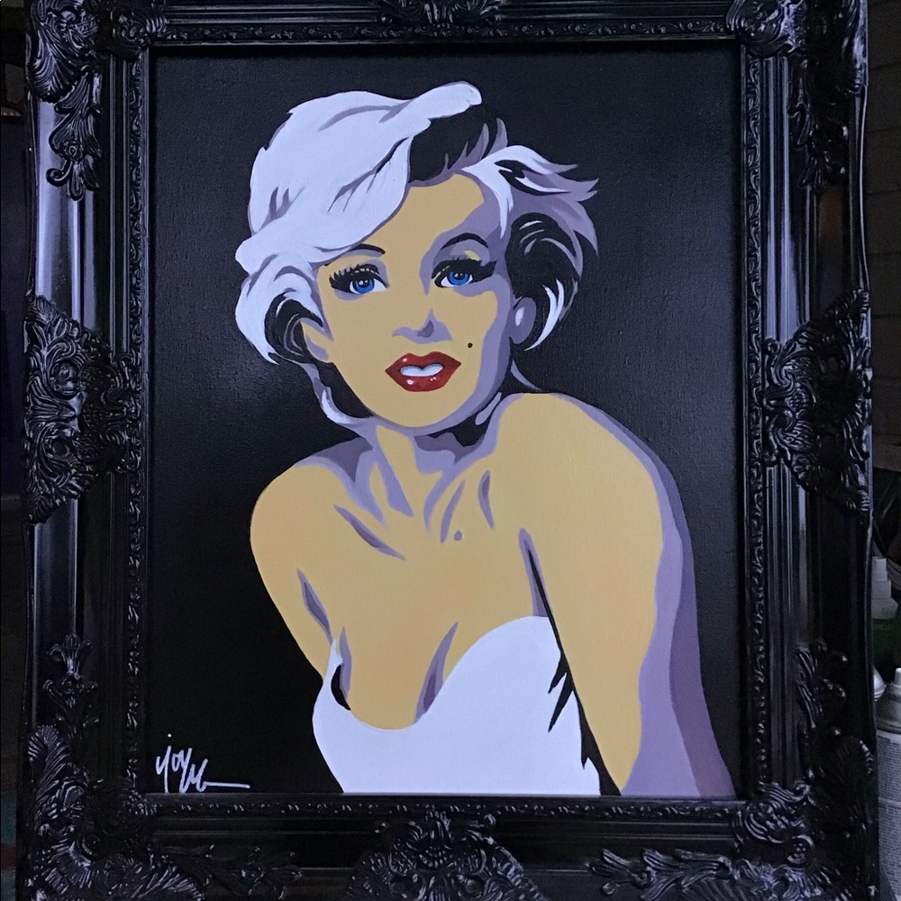 Marilyn Monroe Pop Art Painting